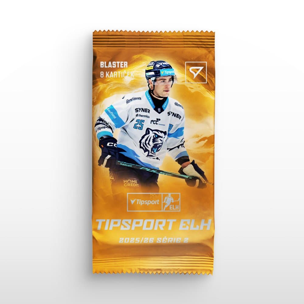 Blaster balíček - hokejové kartičky SportZoo Tipsport ELH 2025/26 - 2. série