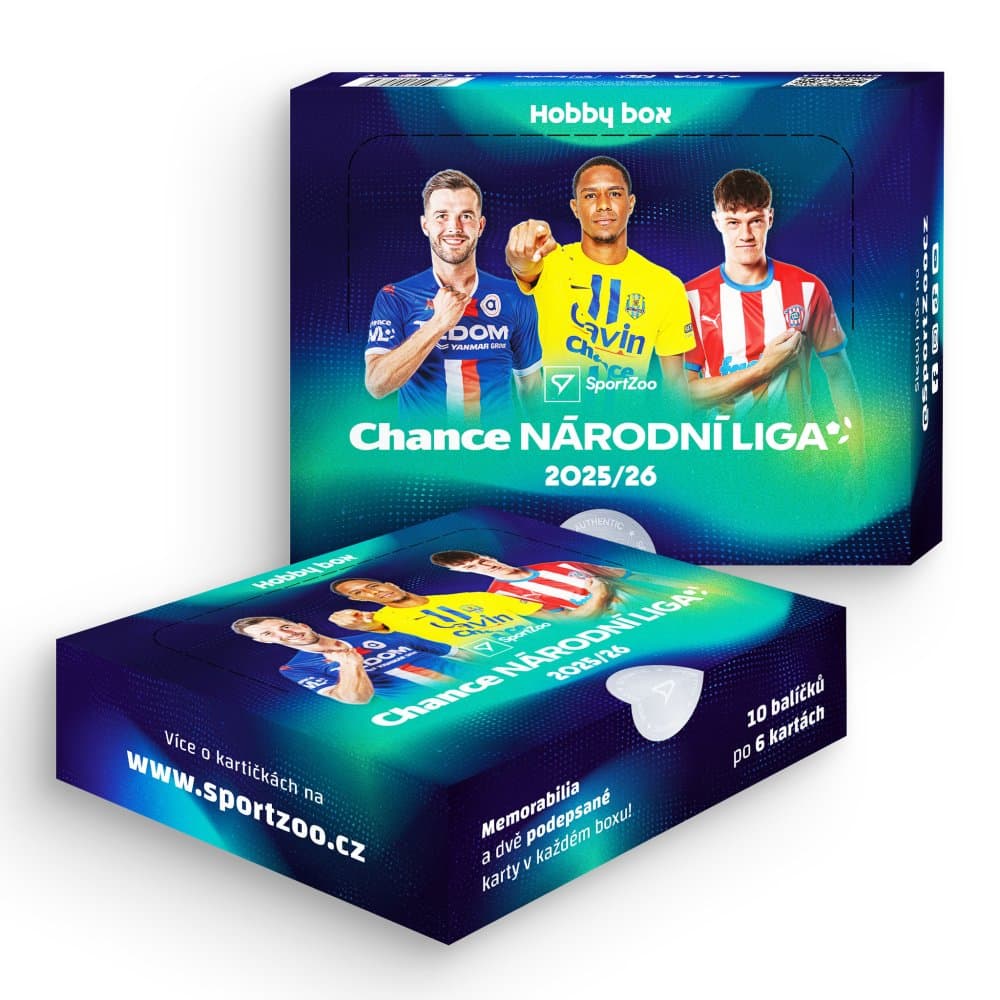 Hobby box - fotbalové kartičky SportZoo Chance Národní Liga 2025/26