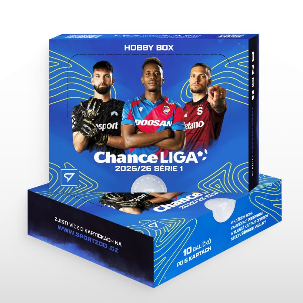 Hobby box - fotbalové kartičky SportZoo Chance Liga 2025/26 - 1. série