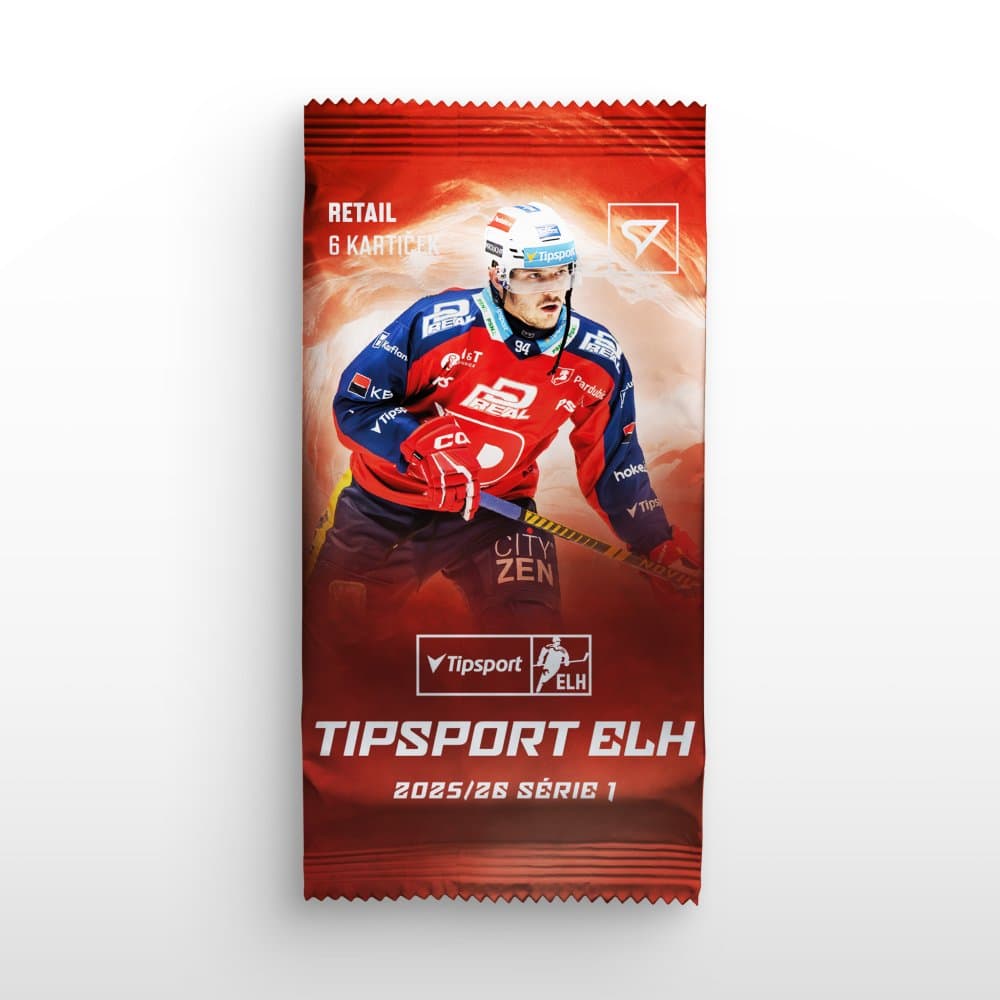 Retail balíček - hokejové kartičky SportZoo Tipsport ELH 2025/26 - 1. série