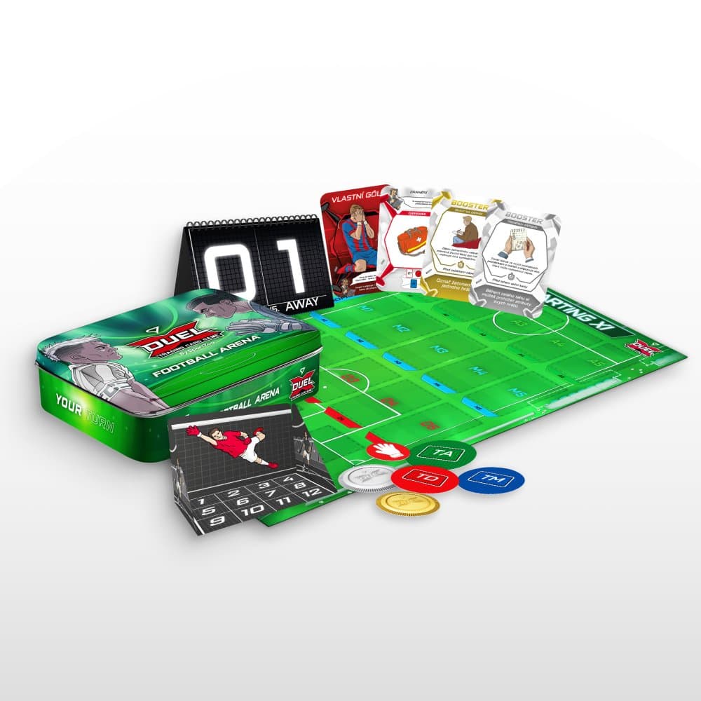 Stolní fotbalová hra SportZoo TCG Duel Česko – Football Arena