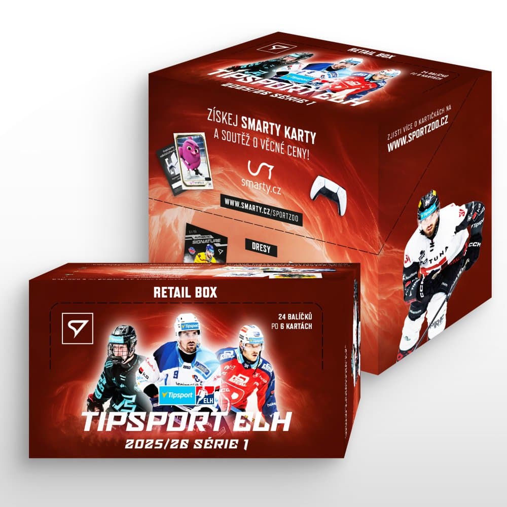 Retail box - hokejové kartičky SportZoo Tipsport ELH 2025/26 - 1. séria